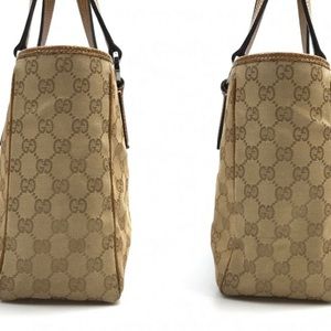 Vintage Gucci GG Canvas Brown Tote Bag